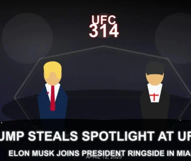 Trump and Musk UFC 314
