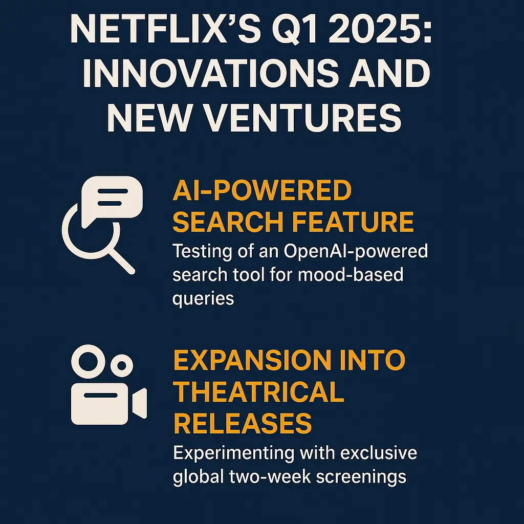 Netflix’s Q1 2025: Innovations and New Ventures